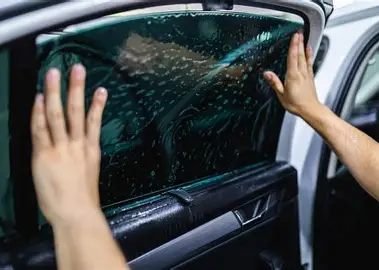 Window tint film installation
